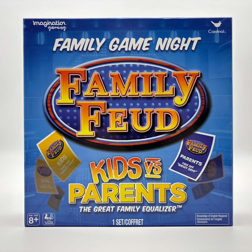 Family Feud Kids vs Parents COMPLETE Spin Master 2016 Party TV Show